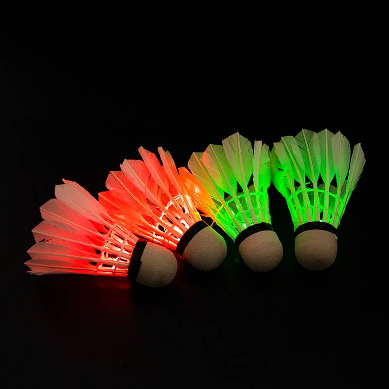 Colored goose hairball